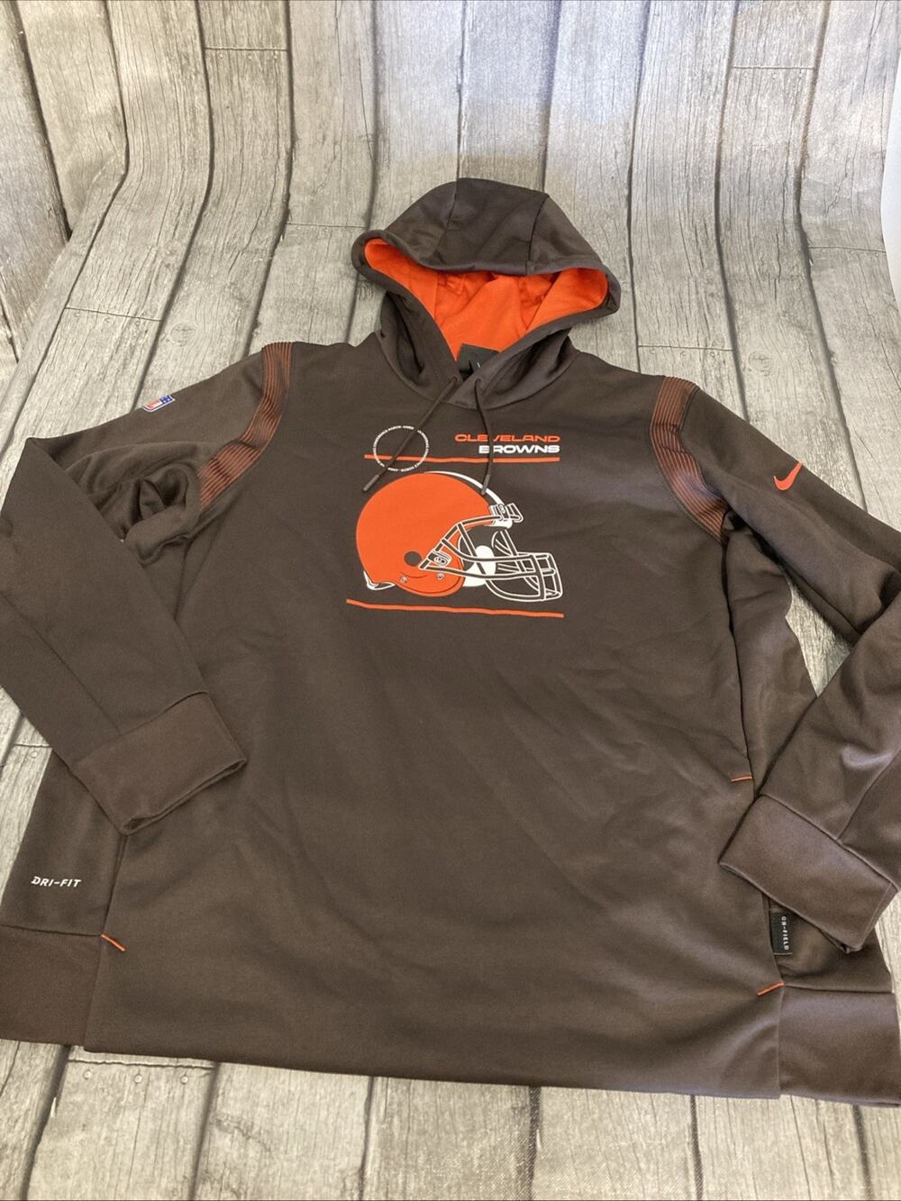 NWT Women’s Nike Cleveland Browns Sideline Hoodie XL Dri Fit X-Large